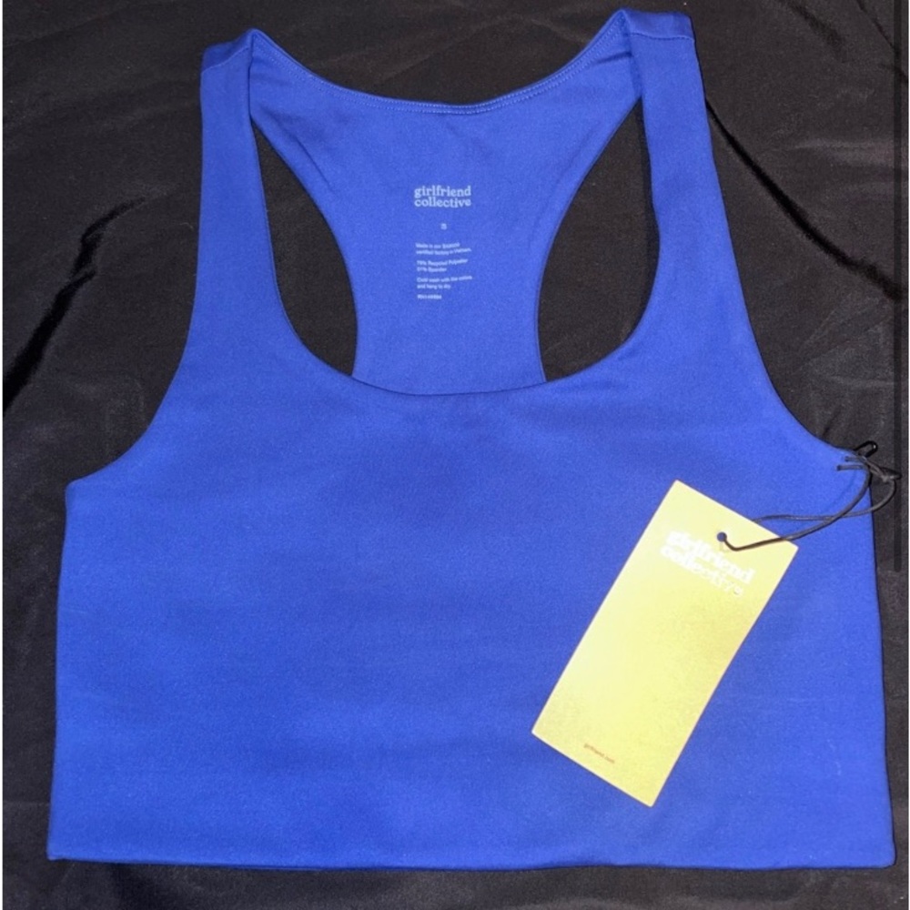 GIRLFRIEND COLLECTIVE PALOMA BRA COLOR LAPIS SIZE XS